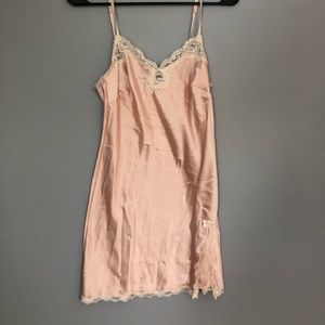 Victoria’s Secret peach satin slip